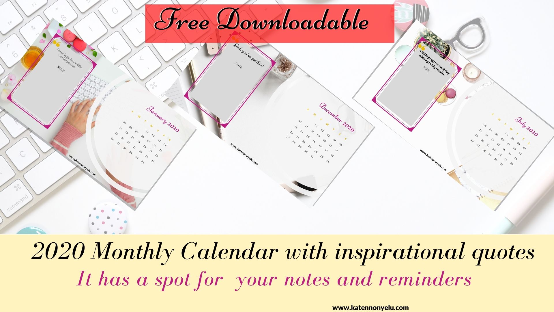 Kate Nnonyelu free Calendars